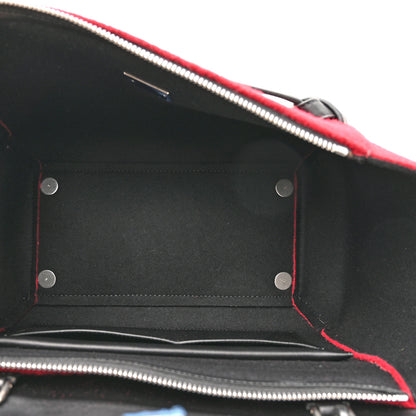 Celine Felt Smooth Calfskin Mini Belt Bag Red 5 of 9