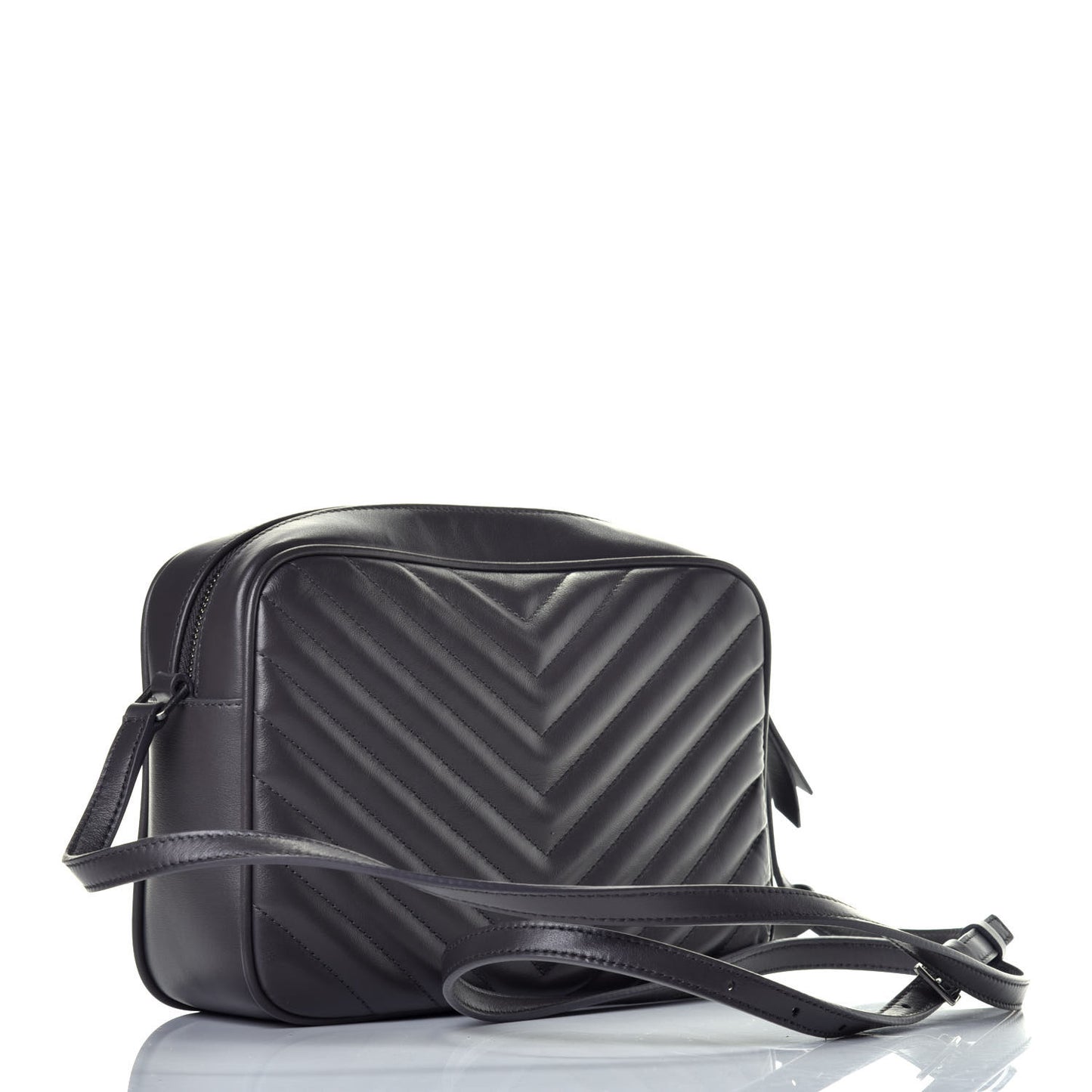 Calfskin Matelasse Monogram Lou Camera Bag Asphalt