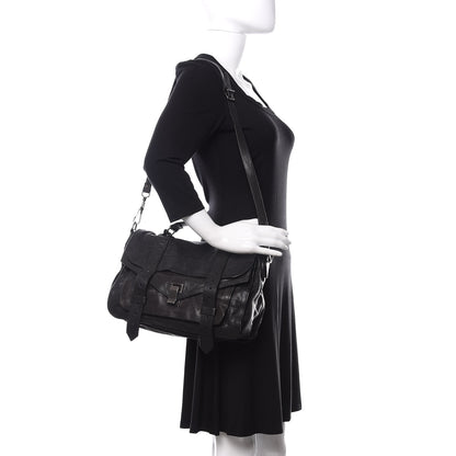 Proenza Schouler Lambskin Medium PS1 Satchel Black 2 of 9