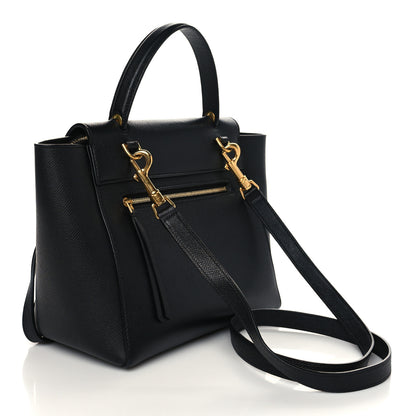 Celine Grained Calfskin Micro Belt Bag Black 3 of 7