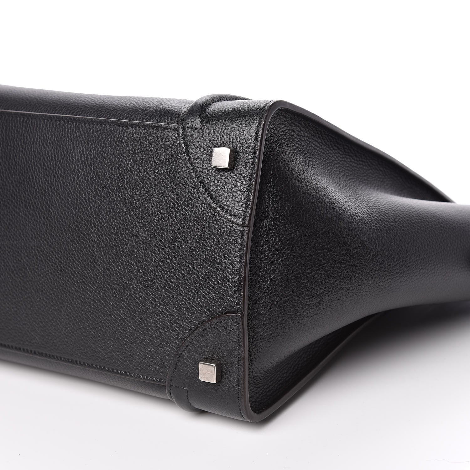 Celine Drummed Calfskin Mini Luggage Black 12 of 13