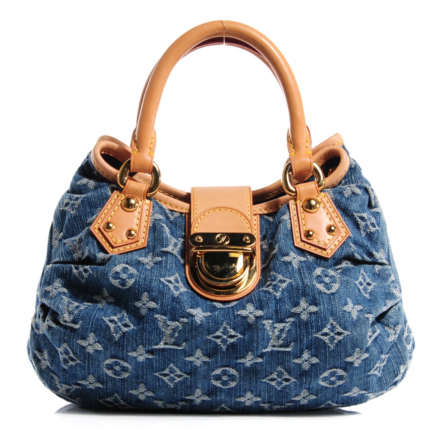 Monogram Denim Pleaty Blue