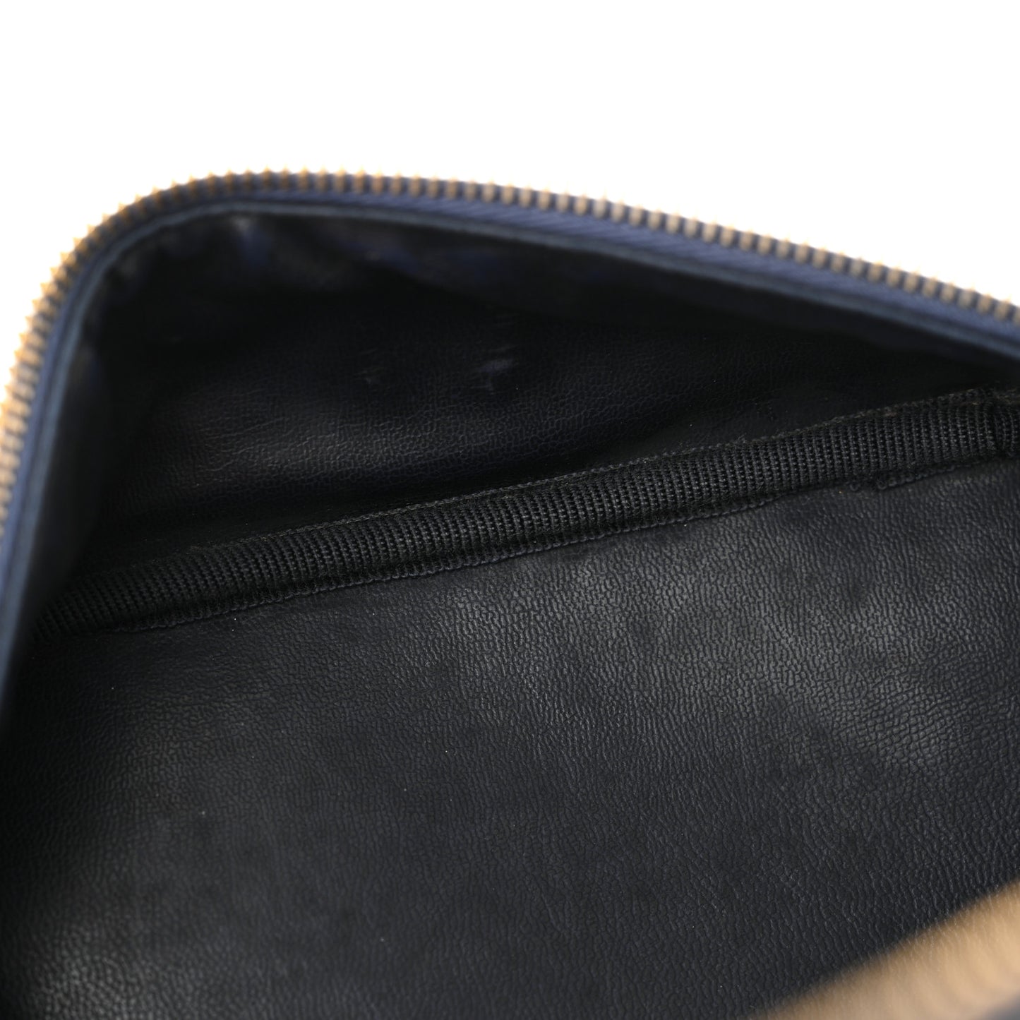 Denim Vanity Cosmetic Case Blue