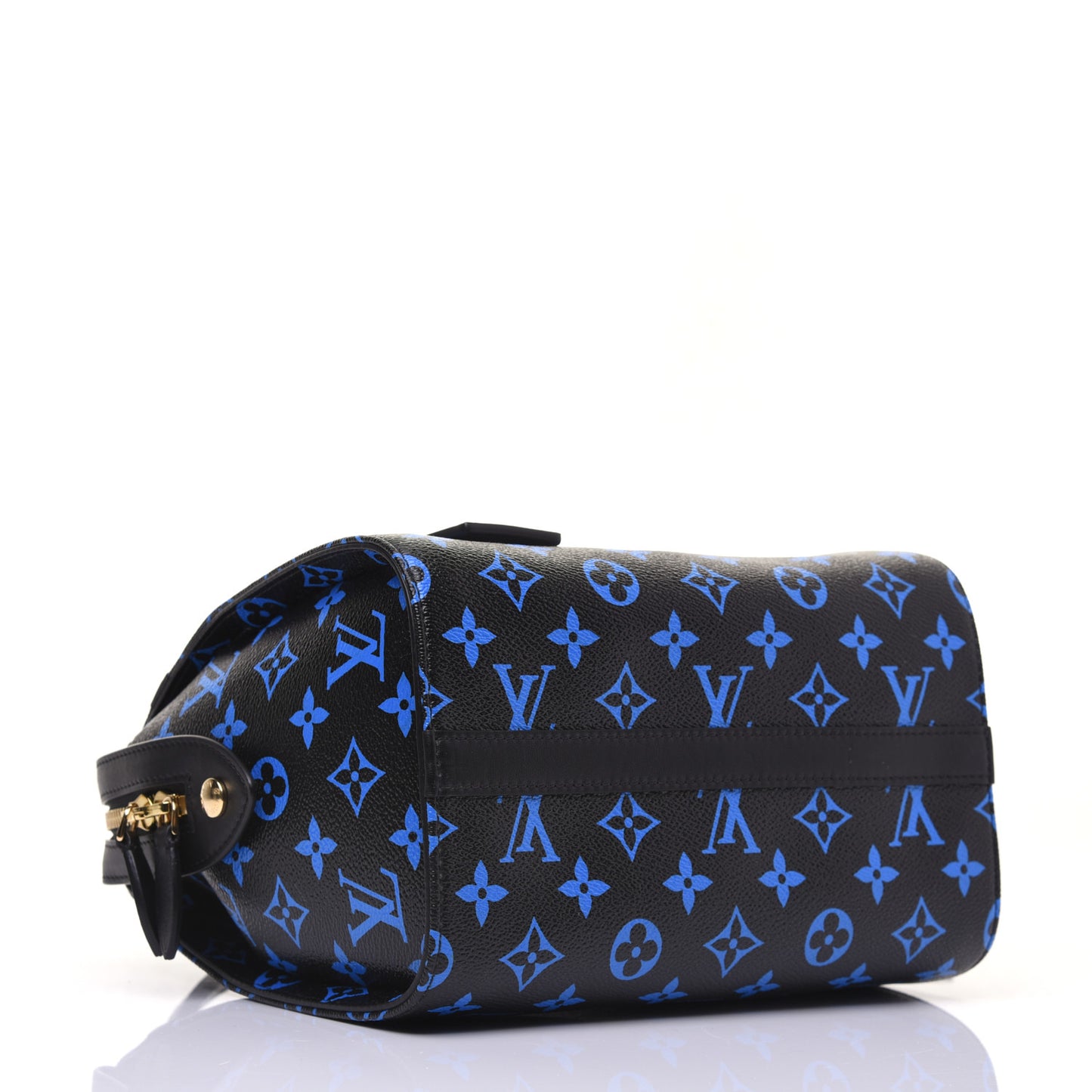 Colored Monogram Speedy Amazon PM Blue Black