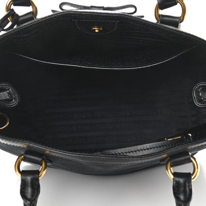 Prada Jacquard Logo Tote Black 5 of 9