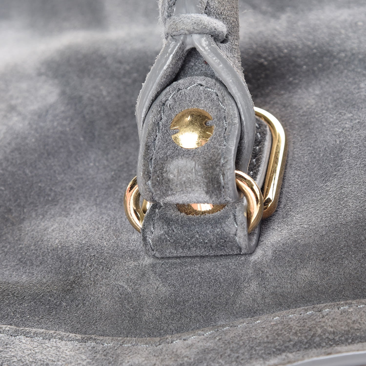 Balenciaga Baby Daim Suede Gold Metallic Edge Hardware S City Gris Plomb 19 of 20