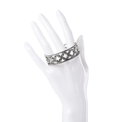 John Hardy Sterling Silver 18K Yellow Gold Kawung Cuff Bracelet 2 of 5