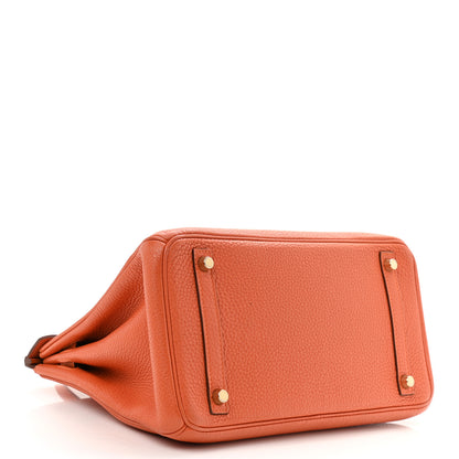 Hermes Togo Birkin 30 Orange 4 of 14