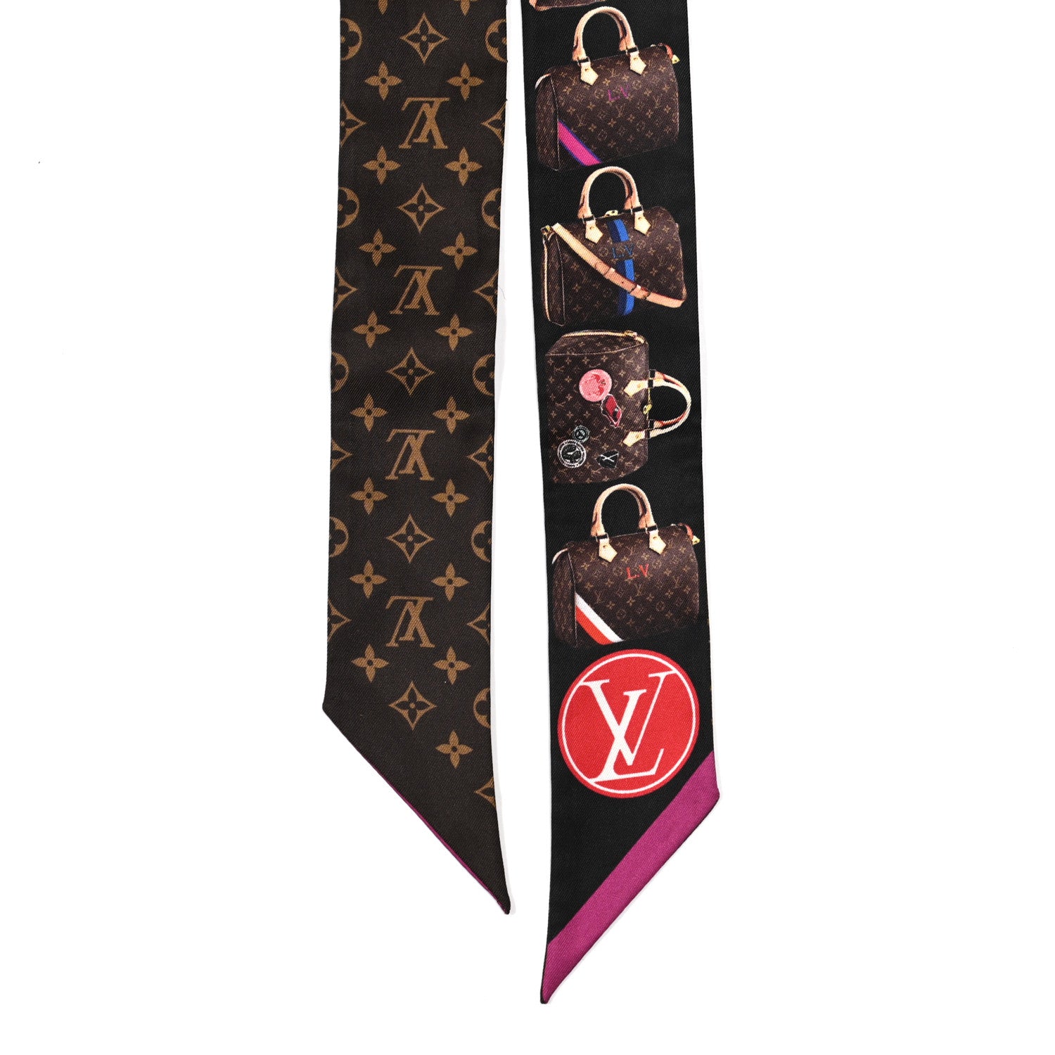 Louis Vuitton Silk Monogram Tribute to Speedy BB Bandeau 2 of 3