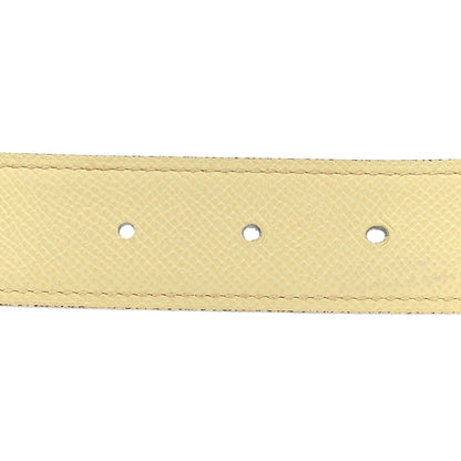 Hermes Epsom 32mm Belt 80 32 Nata Jaune Milton 5 of 7