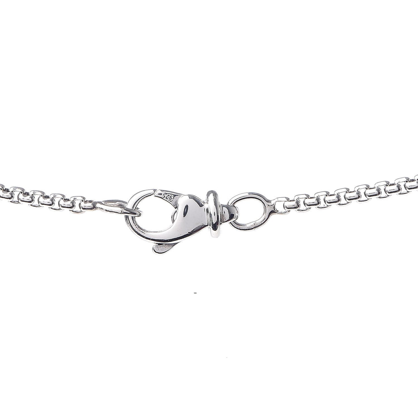 Sterling Silver 18K Yellow Gold Cable Collectibles Interlocking Heart Pendant Necklace