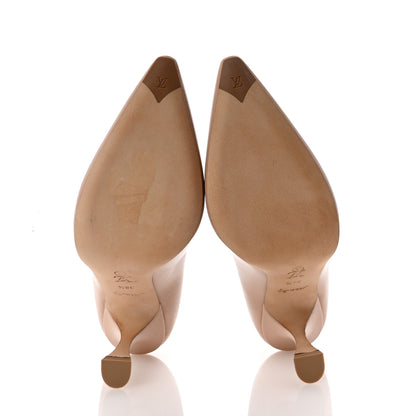 Louis Vuitton Lambskin Sparkle Pumps 38.5 Nude 7 of 11
