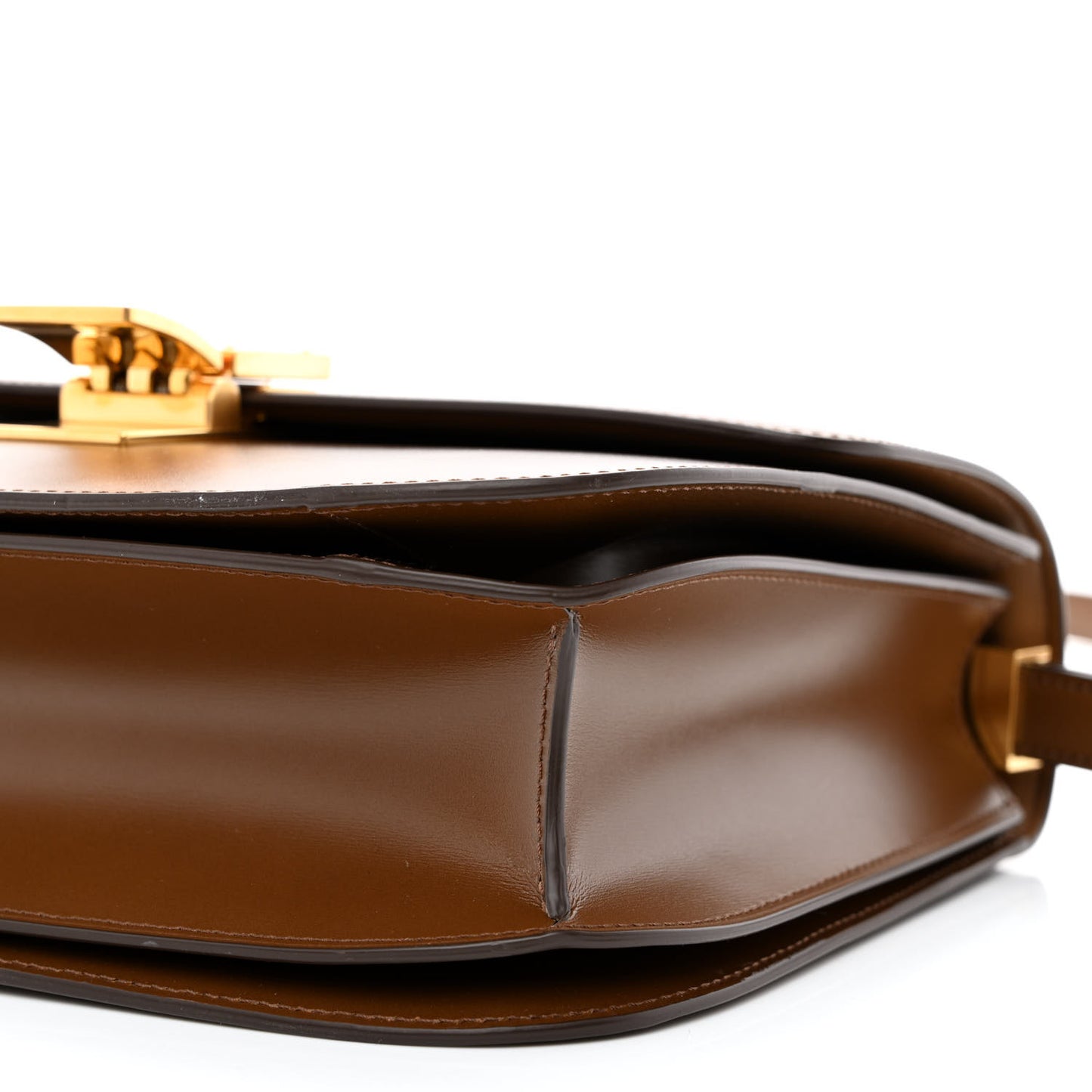 Box Calfskin Medium Classic Box Flap Bag Camel