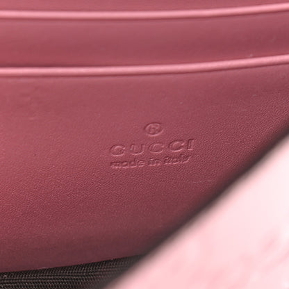 Gucci Guccissima Icon Chain Wallet Carmine Rose 7 of 11