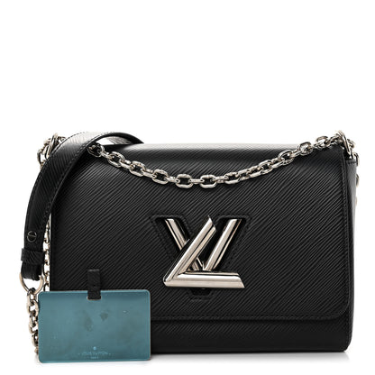 Louis Vuitton Epi Twist Shoulder Bag MM Black 3 of 10