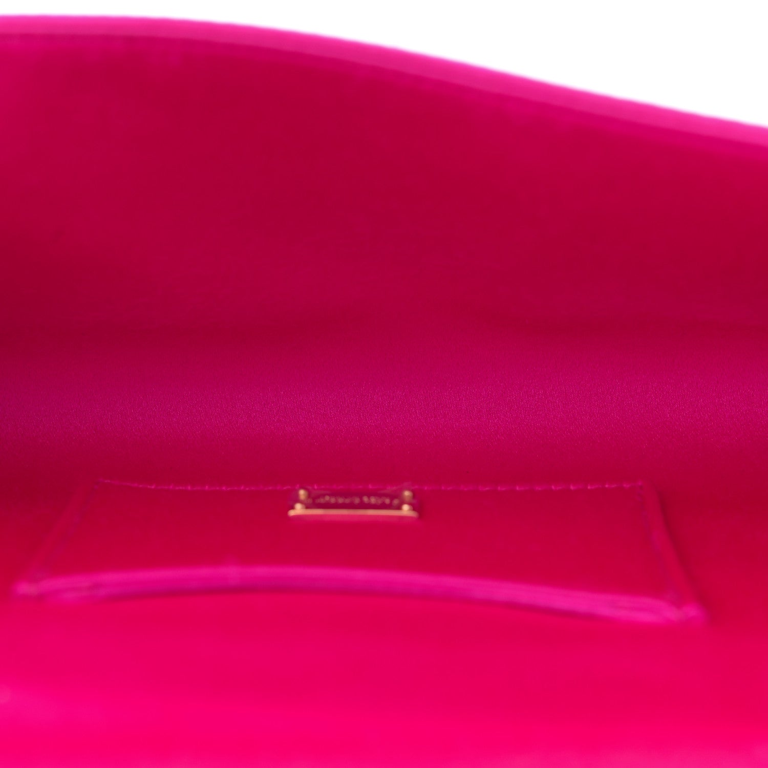Dolce & Gabbana Satin Crystal Chain Pochette Rosa Shocking 5 of 12