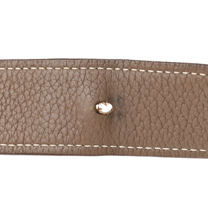 Hermes Taurillon Clemence Jypsiere 37 Etoupe 15 of 30