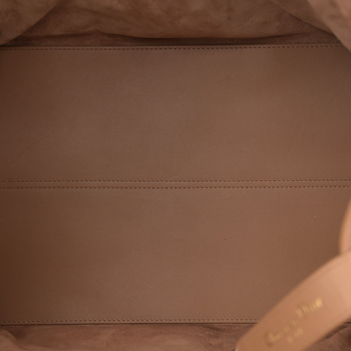 Calfskin Macrocannage Large Toujours Tan