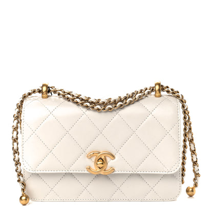 Chanel Calfskin Quilted Mini Perfect Fit Flap White 1 of 9