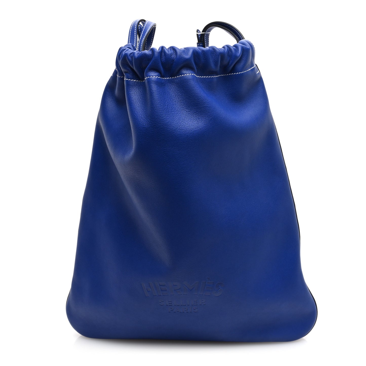 Cheri Calfskin Bridado Backpack Bleu Electrique