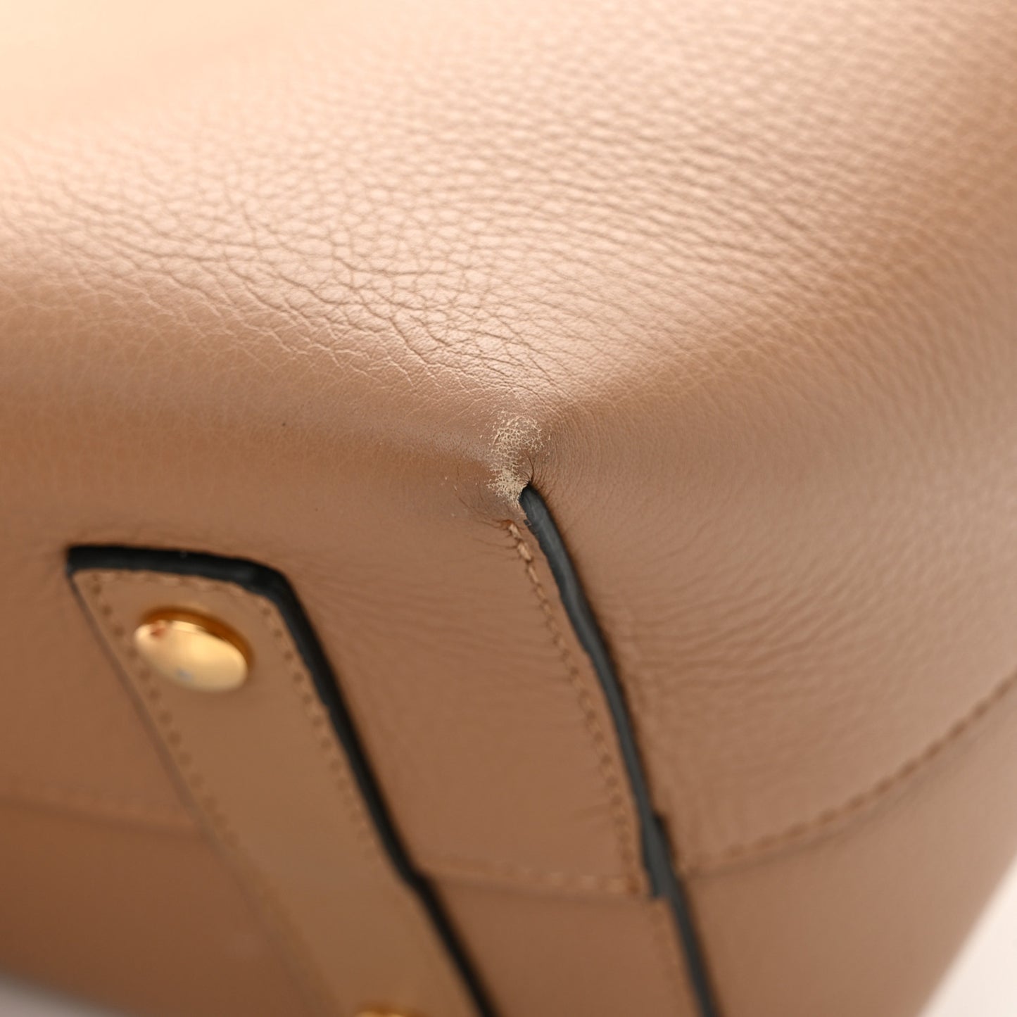 Soft Grain Calfskin Small Belt Bag Camel Red