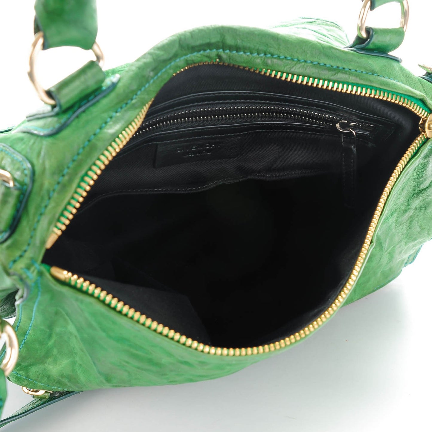 Tumbled Sheepskin Medium Pandora Emerald