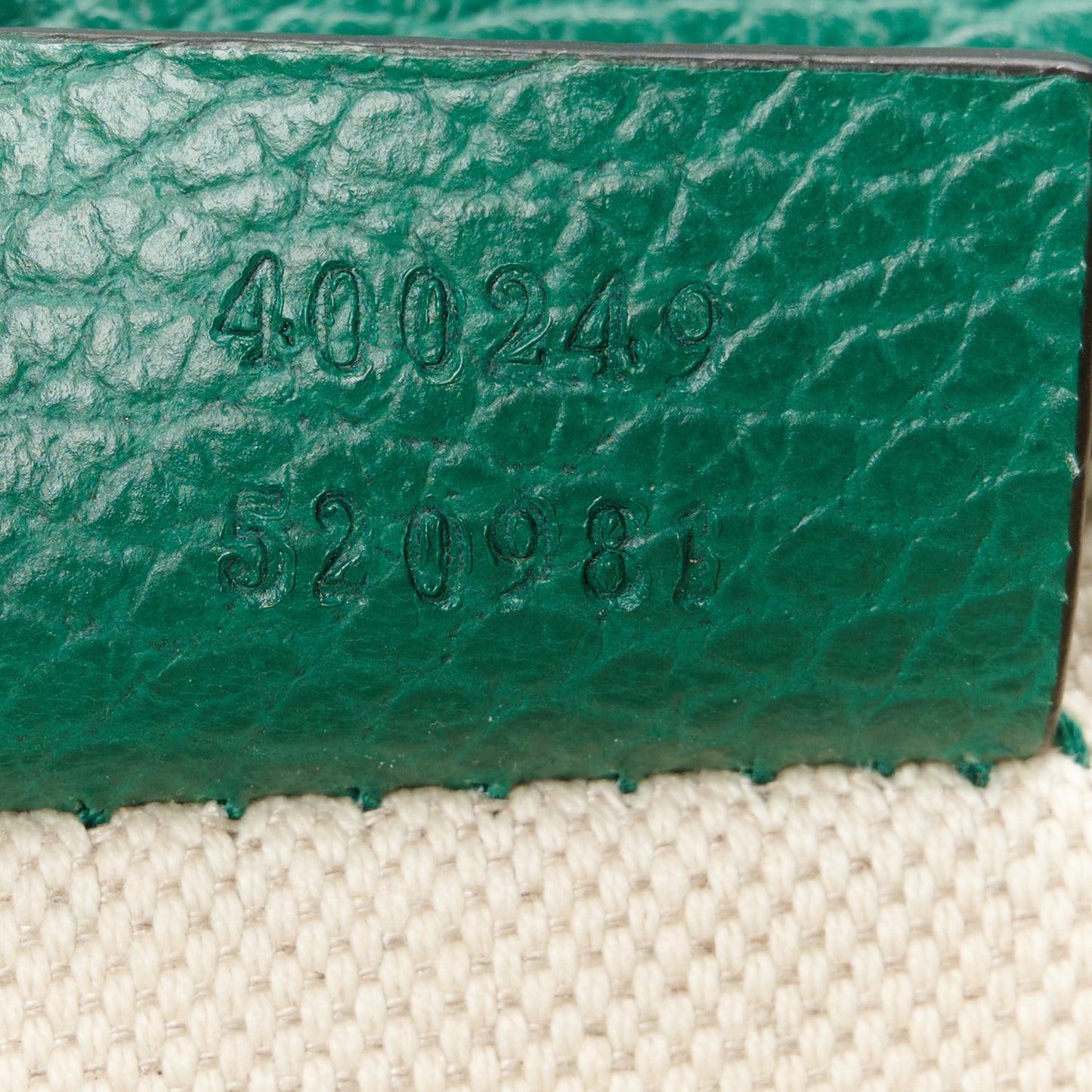Pebbled Calfskin Small Dionysus Shoulder Bag Emerald