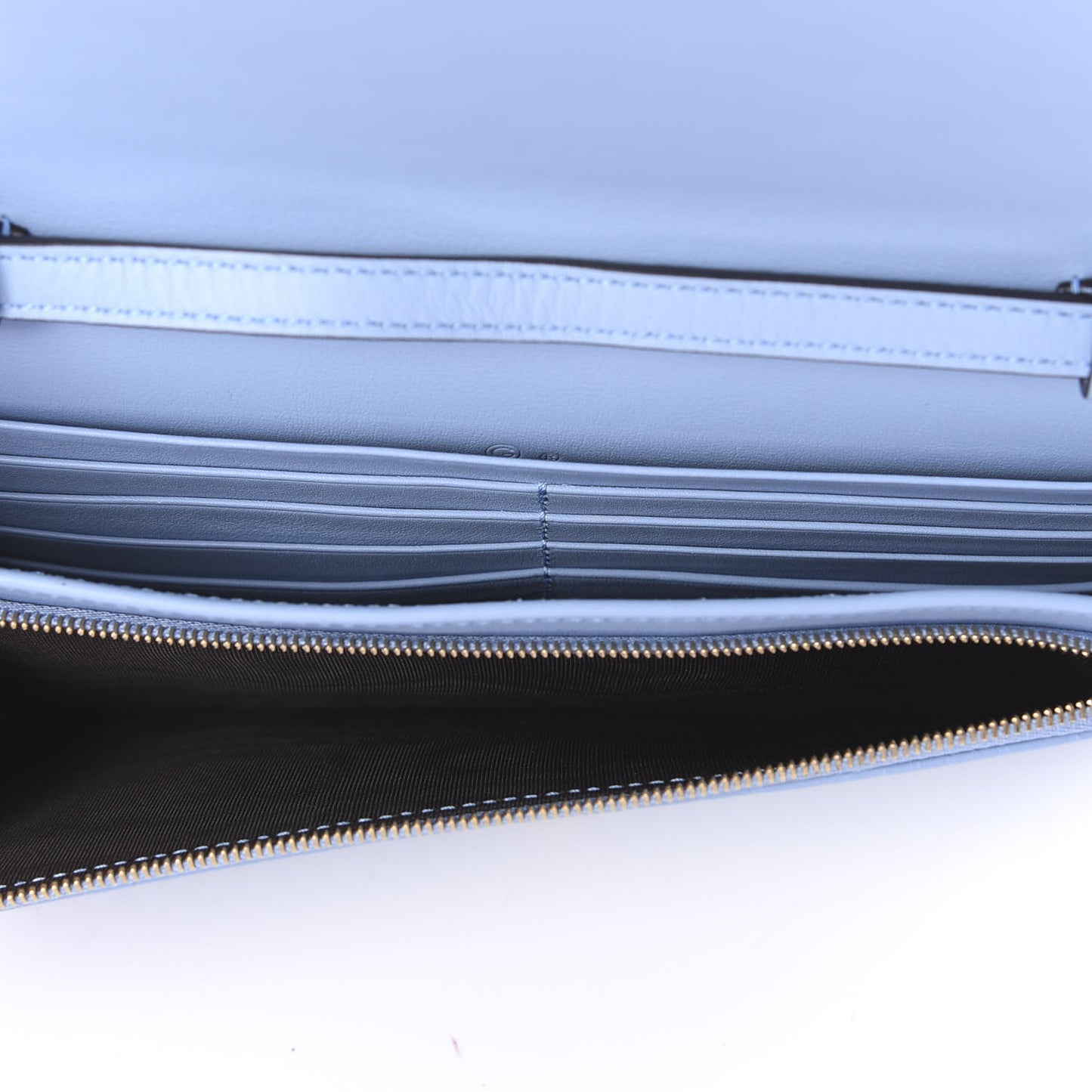 Microguccissima Crossbody Wallet Mineral Blue