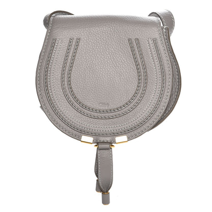 Chloe Calfskin Mini Marcie Round Crossbody Bag Cashmere Grey 1 of 7