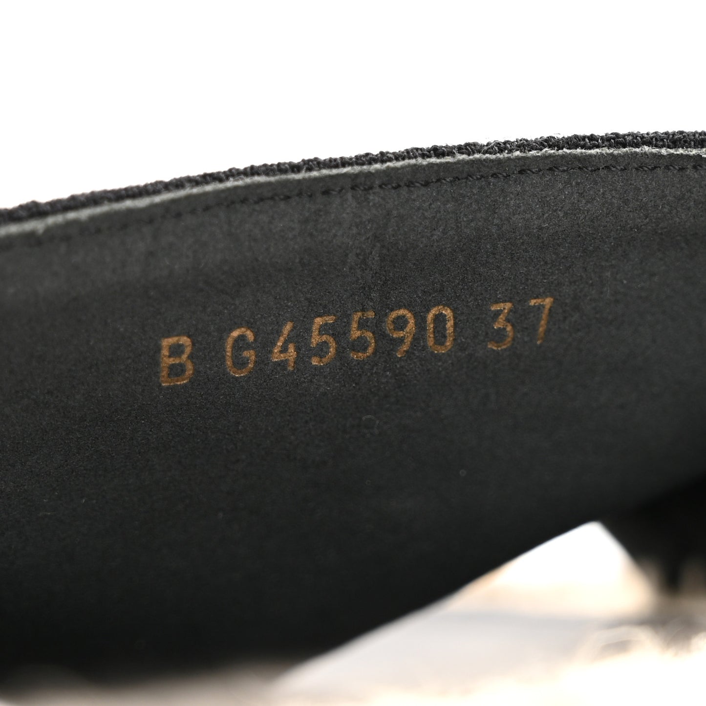 Wool Laminated Lambskin CC Slide Sandals 37 Black Gold