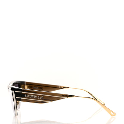 Christian Dior CHRISTIAN DIOR Acetate DiorClub M3U Cat Eye Sunglasses Shiny Black 3 of 7