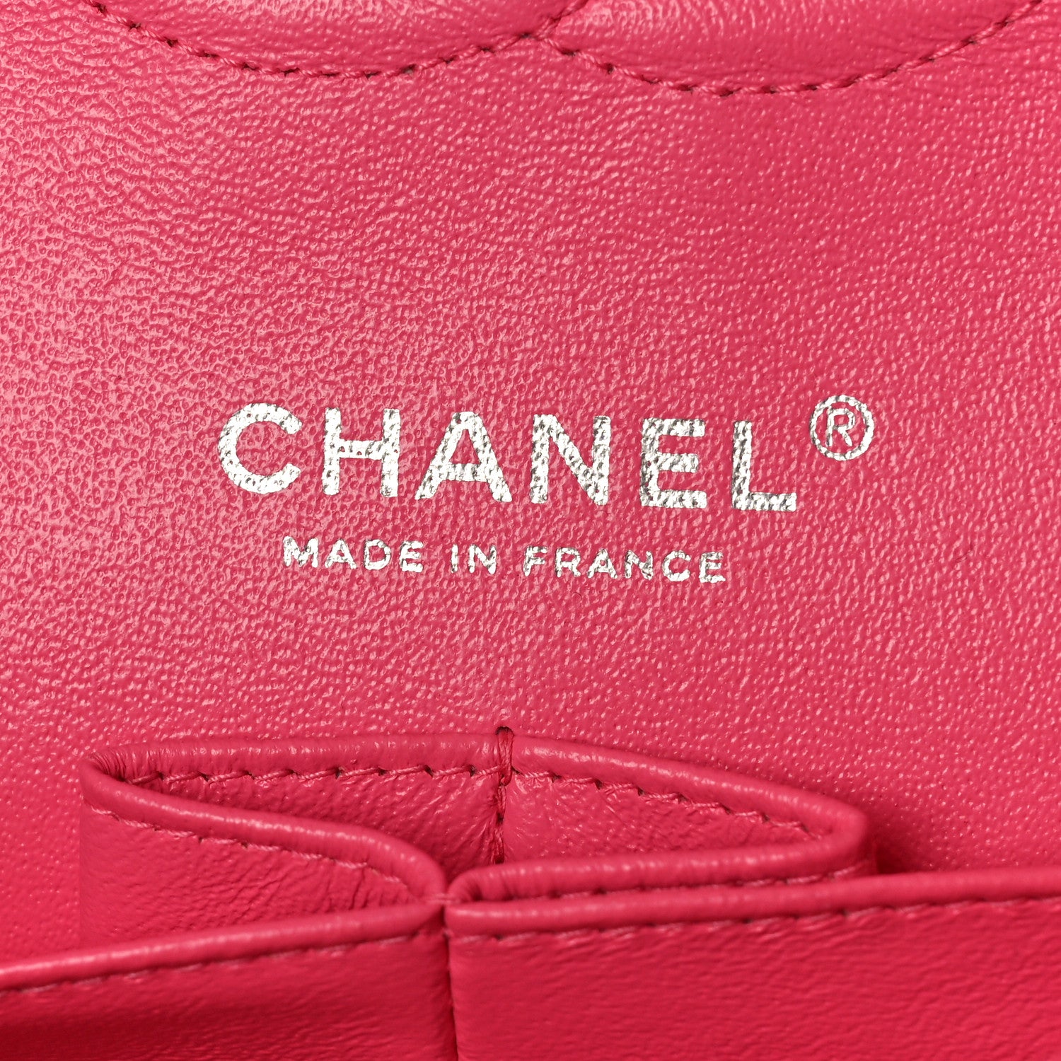 Chanel Jersey Quilted Medium Double Flap Dark Pink 6 of 10