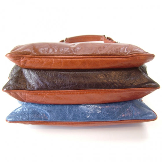 Leather Flap Tote