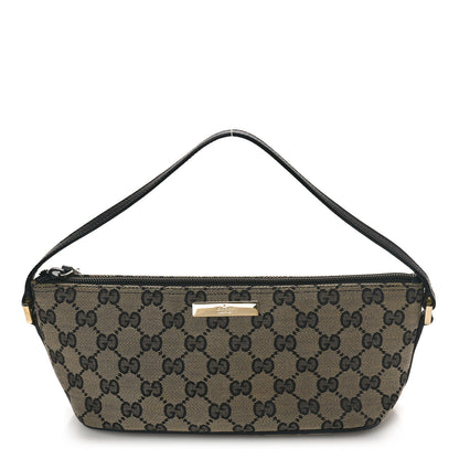 Gucci Monogram Boat Pochette Black 1 of 12