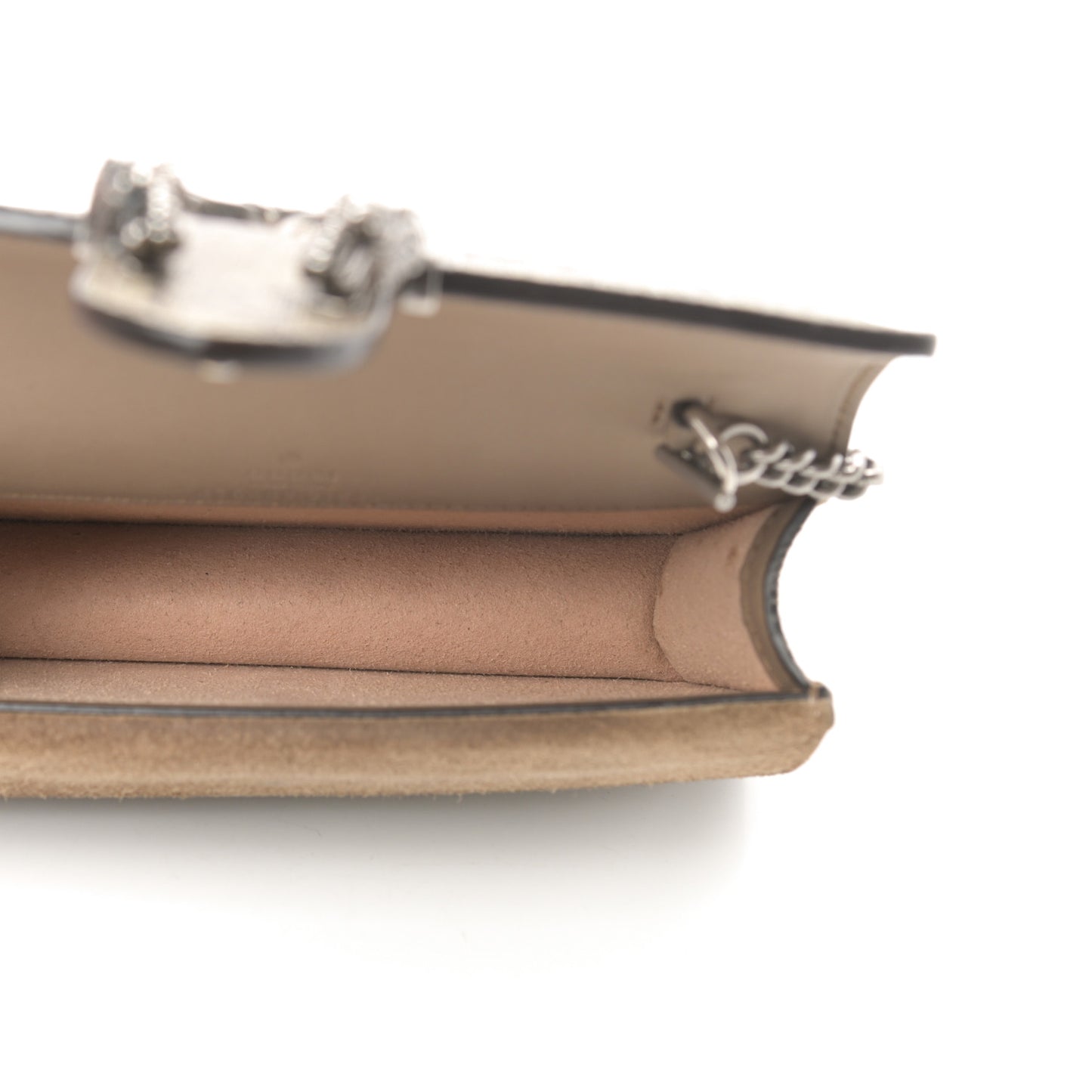 GG Supreme Monogram Super Mini Dionysus Shoulder Bag Taupe