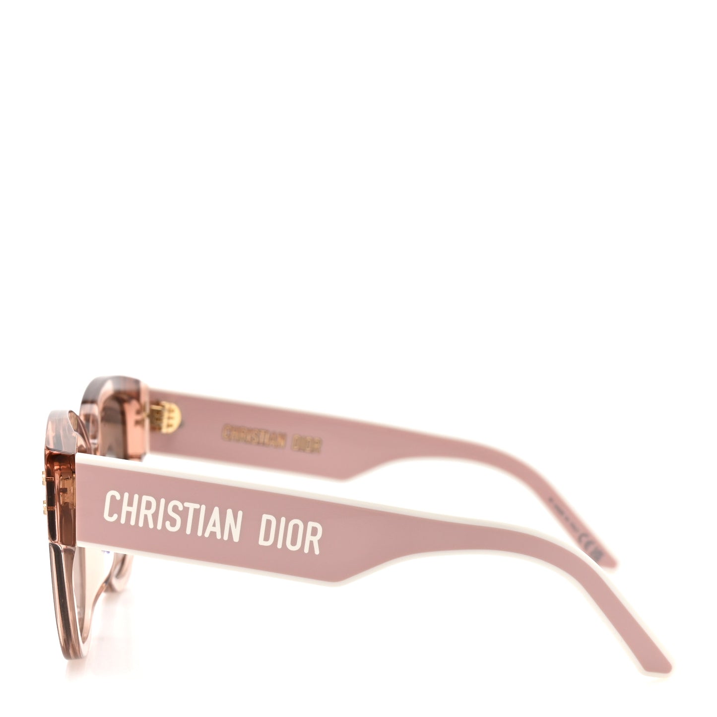 Acetate DiorPacific B2I Butterfly Sunglasses Transparent Pink