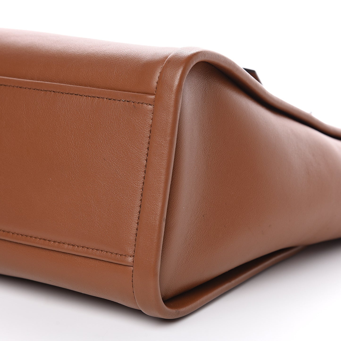 City Calfskin Tote Cognac