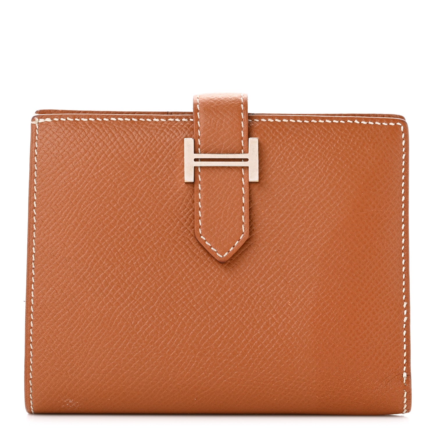 Hermes Epsom Bearn Compact Wallet Gold 1 of 9