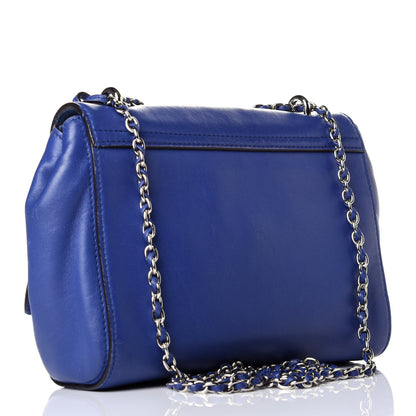 Mulberry Lambskin Nappa Small Lily Flap Indigo 4 of 9