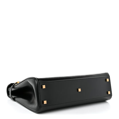 Saint Laurent Smooth Calfskin Manhattan Top Handle Black 4 of 11