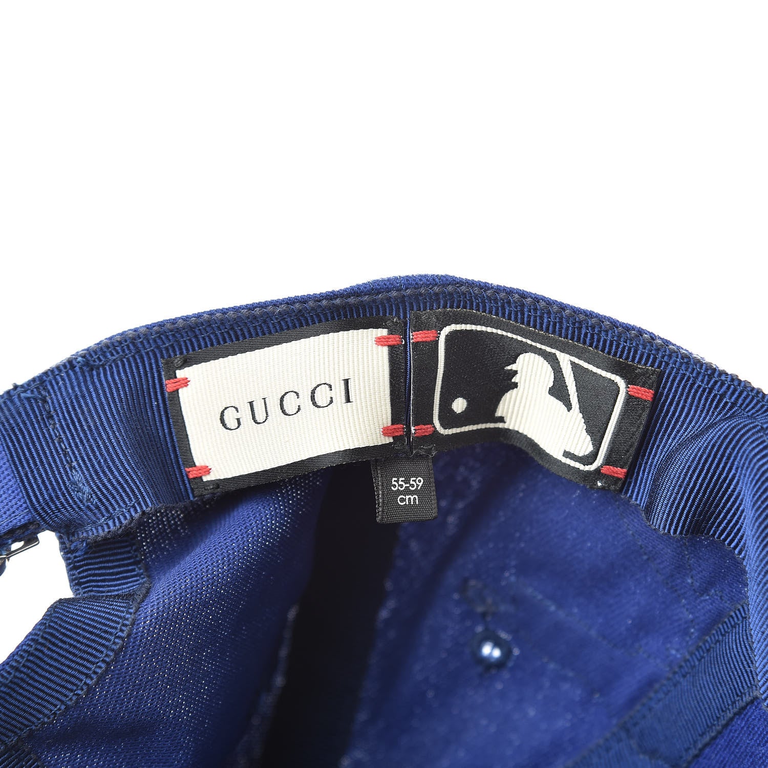 Gucci X SEGA Cotton NY Yankees Baseball Hat 55-59 Blue 7 of 9