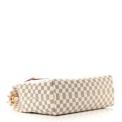 Louis Vuitton Damier Azur Graceful MM Rose Ballerine 4 of 13
