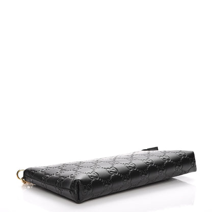 Gucci Guccissima Signature Wrist Wallet Black 4 of 7