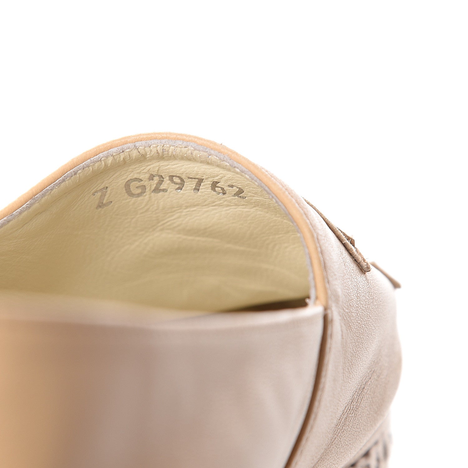 Chanel Lambskin CC Espadrilles 38 Beige Black 11 of 13