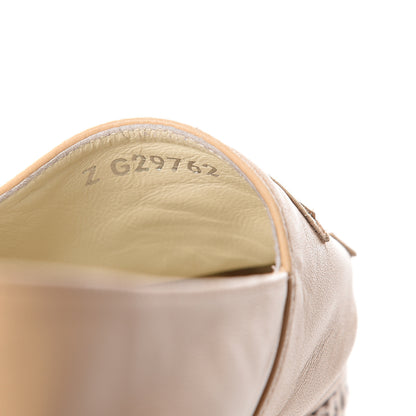 Chanel Lambskin CC Espadrilles 38 Beige Black 11 of 13