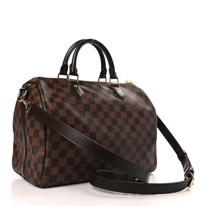 Louis Vuitton Damier Ebene Speedy Bandouliere 30 3 of 9