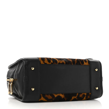 Loewe Calfskin Pony Hair Leopard Print Amazona 28 Black 4 of 8