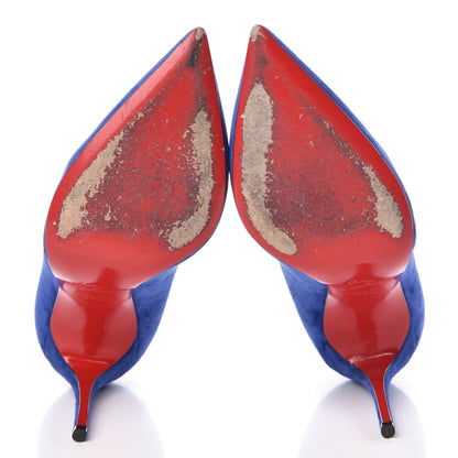 Christian Louboutin Suede So Kate 100 36.5 Blue 7 of 11
