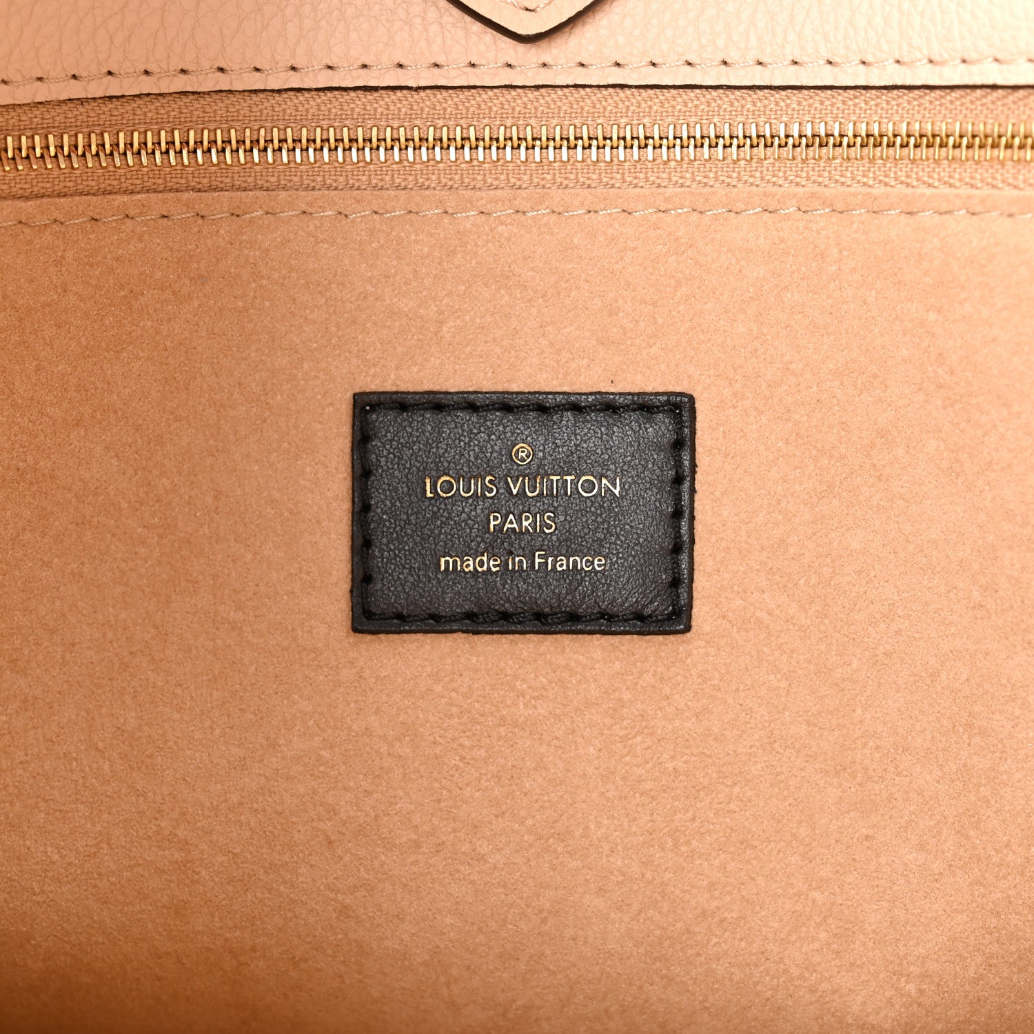 Louis Vuitton Calfskin Monogram On My Side MM Laurier Green Toffee Latte Beige 6 of 11