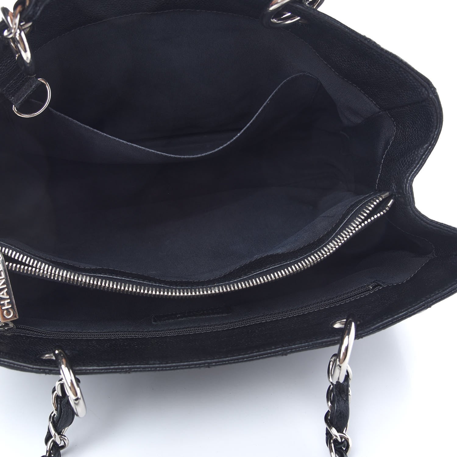 Chanel Caviar Quilted Grand Shopping Tote GST Black 5 of 12
